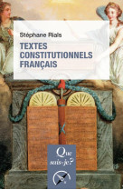 Textes constitutionnels francais