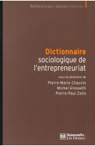 Dictionnaire sociologique de l'entreprise et des entrepreneurs