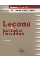 Lecons d introduction a la sociologie