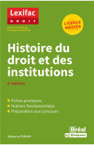 Histoire du droit et des institutions (4e edition)