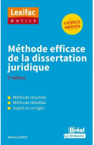 Methode efficace de la dissertation juridique