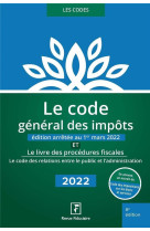 Ke code general des impots et le livre des procedures fiscales (edition 2022)