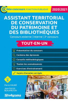 Assistant territorial de conservation du patrimoine et des bibliotheques