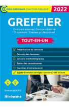 Greffier : concours externe / concours interne / 3e concours (edition 2022)