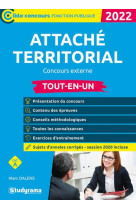 Attache territorial : concours externe (edition 2021/2022)