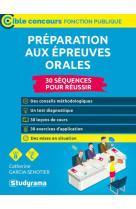 Preparation aux epreuves orales : categories b et c