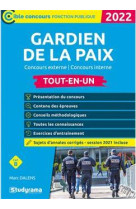 Gardien de la paix  tout-en-un : categorie b  -  concours (edition 2023)