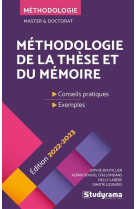 Mehodologie de la these et du memoire : master et doctorat