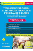 Cible concours fonction publique - technicien territorial et technicien territorial principal de 2e