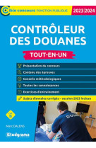 Cible concours fonction publique - controleur des douanes  tout-en-un (categorie b  concours 2023-20