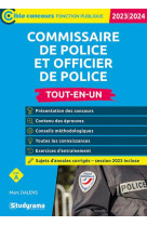 Cible concours fonction publique - commissaire de police et officier de police  tout-en-un (categori