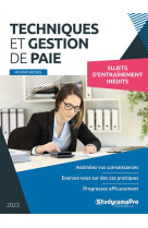 Techniques et gestion de paie