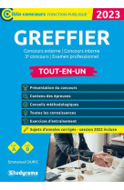 Greffier : concours externe, concours interne  -  3e concours examen professionnel (edition 2023)