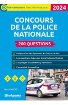 Cible concours fonction publique - concours de la police nationale  200 questions (categories a, b e