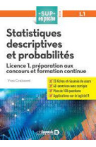 Statistiques descriptives et probabilites - licence, but, preparation aux concours et formation cont