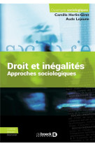 Droit et inegalites : approches sociologiques