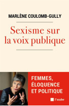 Sexisme sur la voix publique : femmes, eloquence et politique