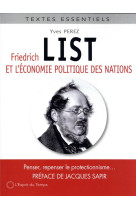 Friedrich list et l'economie politique des nations