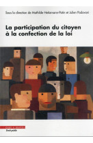 La participation du citoyen a la confection de la loi