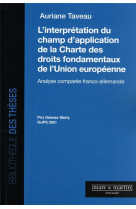 L'interpretation du champ d'application de la charte des droits fondamentaux de l'union europeenne