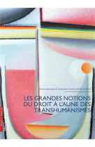 Les grandes notions du droit a l'aune des transhumanismes