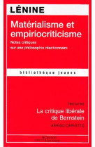 Materialisme et empiriocriticisme  -  la critique liberale de bernstein