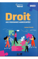 Droit des personnes handicapees (edition 2023)