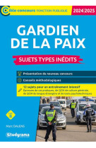 Cible concours fonction publique - gardien de la paix  sujets types inedits (categorie b  concours