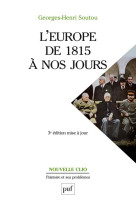 L'europe de 1815 a nos jours