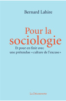 Pour la sociologie