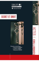 Secret et droit - tome 124