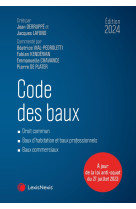 Code des baux (edition 2024)