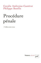 Procedure penale (3e edition)