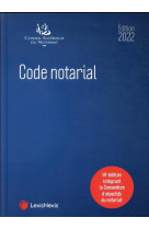 Code notarial (edition 2022)