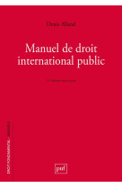 Manuel de droit international public