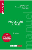 Procedure civile - a jour de la loi organique n  2023-1058 et de la loi n  2023-1059 du 20 novembre