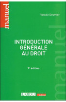 Introduction generale au droit (7e edition)