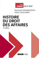 Histoire du droit des affaires