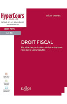 Droit fiscal  -  fiscalite des particuliers et des entreprises, taxe sur la valeur ajoutee