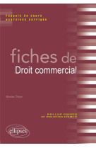 Fiches de droit commercial