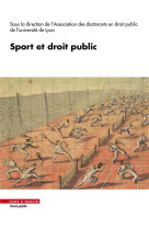 Sport et droit public