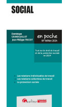 Social : tout sur le droit du travail et de la protection sociale en 2024 (18e edition)