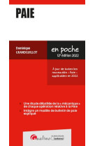 Paie : a jour de toutes les nouveautes paie applicables en 2022 (12e edition)