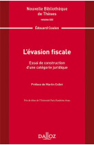 L'evasion fiscale tome.222