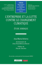 L'entreprise et la lutte contre le changement climatique - vol24 - etude juridique