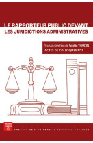 Le rapporteur public devant les juridictions administratives - vol05