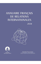 Annuaire francais de relations internationales 2024