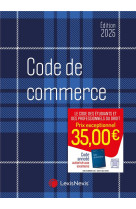 Code de commerce 2025 - jaquette blue tartan