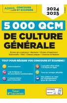 5000 qcm de culture generale + application digischool - concours et examens 2024-2025 - testez votre