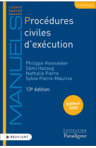 Procedures civiles d'execution